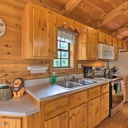 Quaint Log Cabin With Views Near West Jefferson Warrensville Экстерьер фото