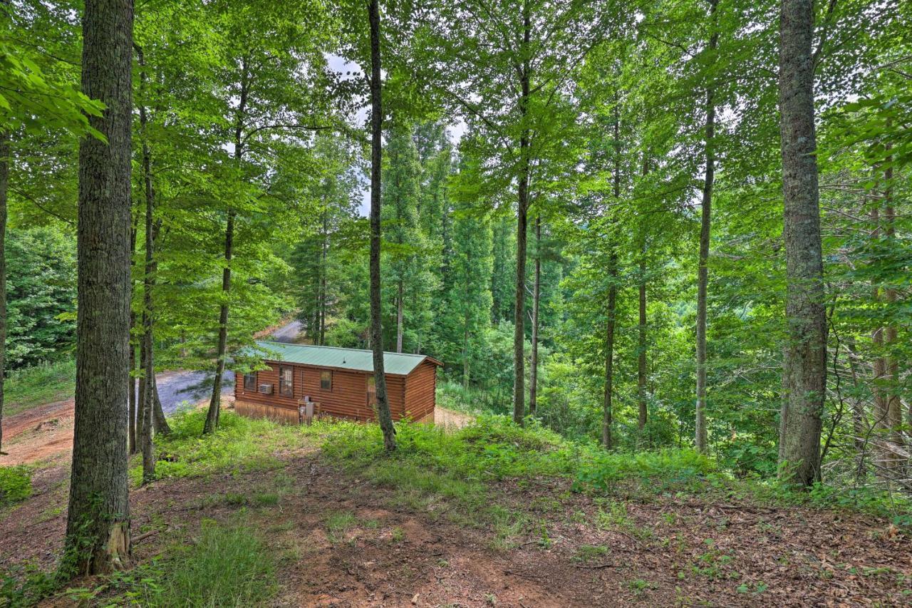 Quaint Log Cabin With Views Near West Jefferson Warrensville Экстерьер фото